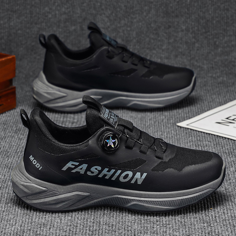 2026 New Summer Sports Shoes For Teen Boys, Rotating Buckle Ultra Light Shock Absorbing Soft Sole Casual Running Sneakers For Students photo 6