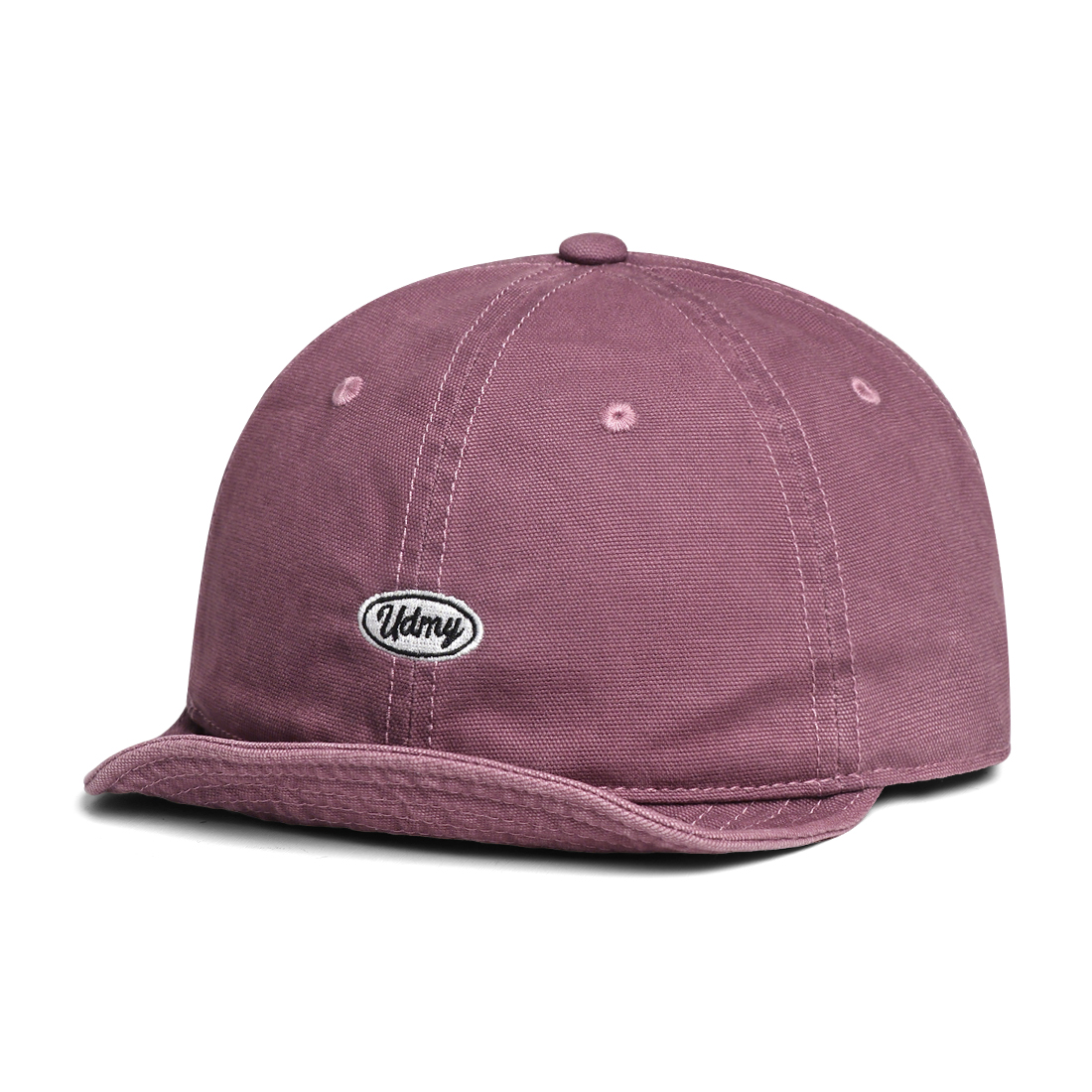 Japanese-style Minimalist Washed And Distressed Soft Brimmed Baseball Cap With Vintage Round Logo And Short Brim For Casual Sun Protection photo 8