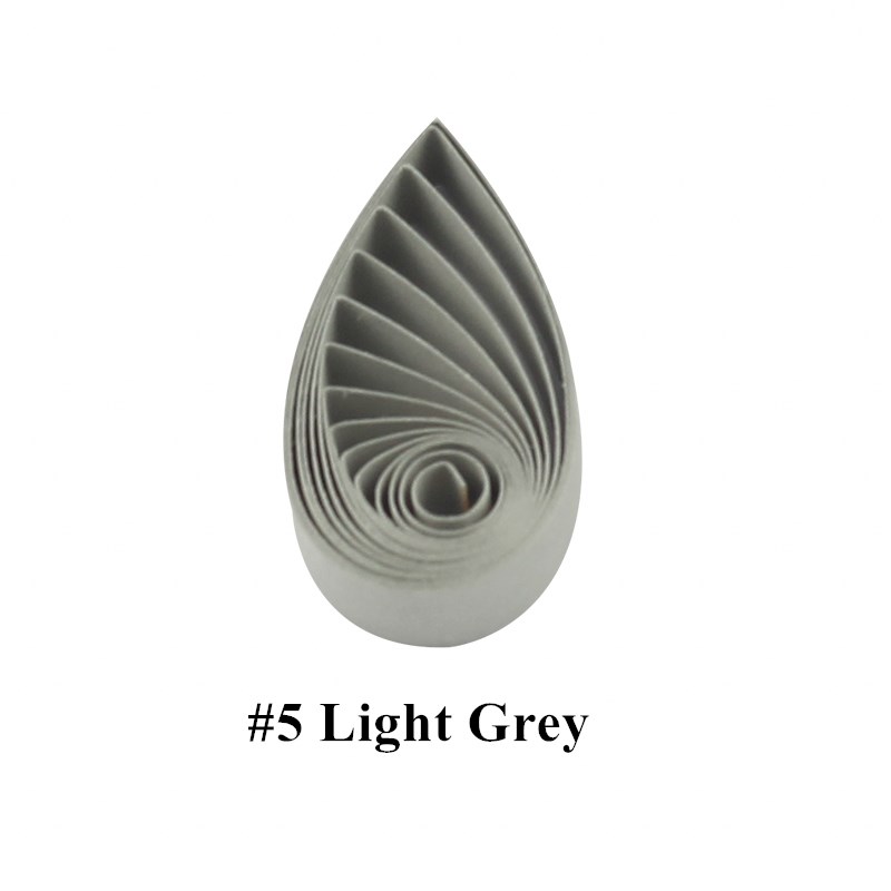 Quilled Paper Monochrome Rolled  Origami Strip Art Pure Color photo 3