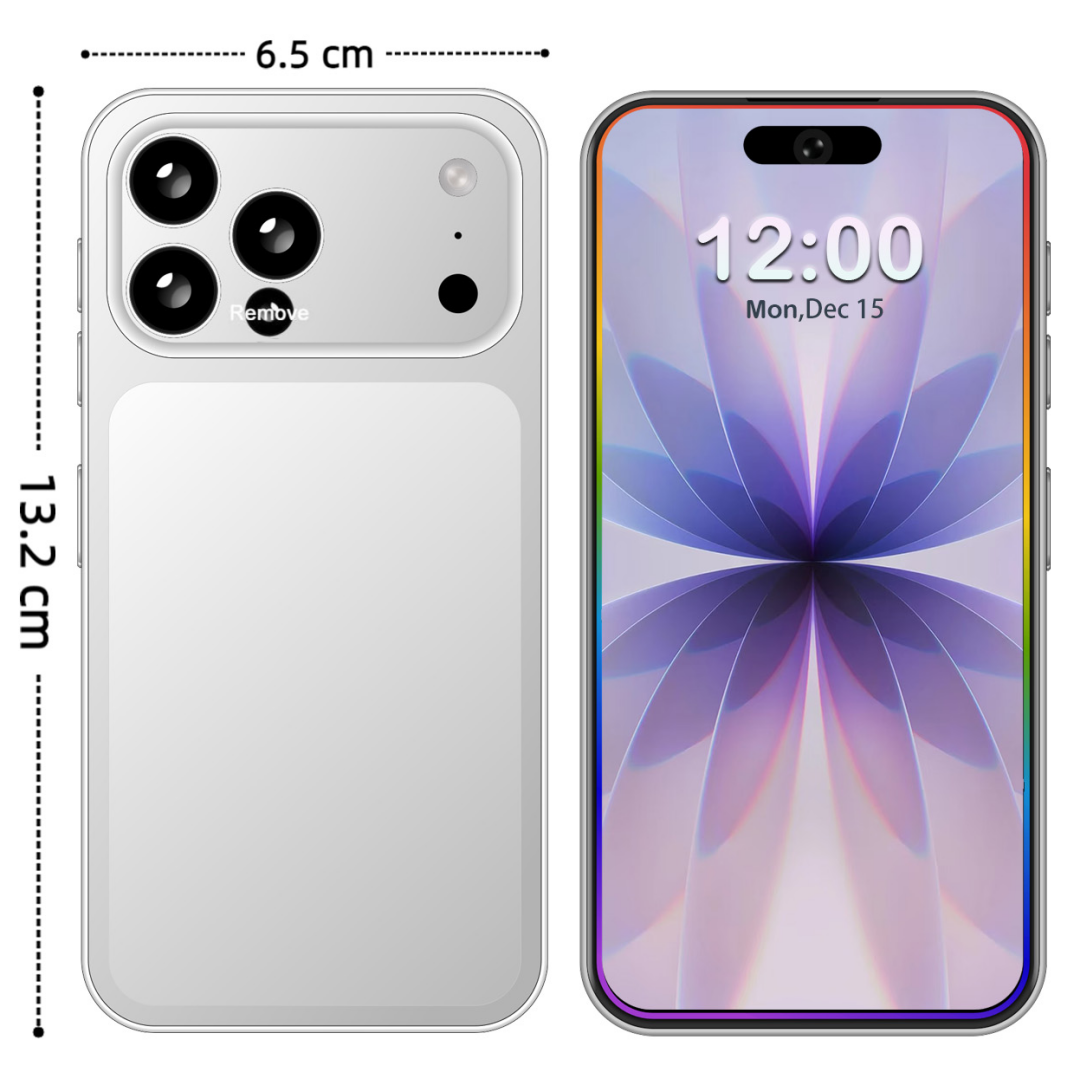 17 Mini Unlocked Phone,5.3in HD  4-128GB,5G Unlocked Phone,Android 14 Smartphone,5000mAh Battery-Dual SIM-Face  High Quality photo 3