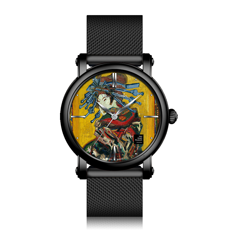 Van Gogh Men's Quartz Wrist Watch 3D Printed photo 2
