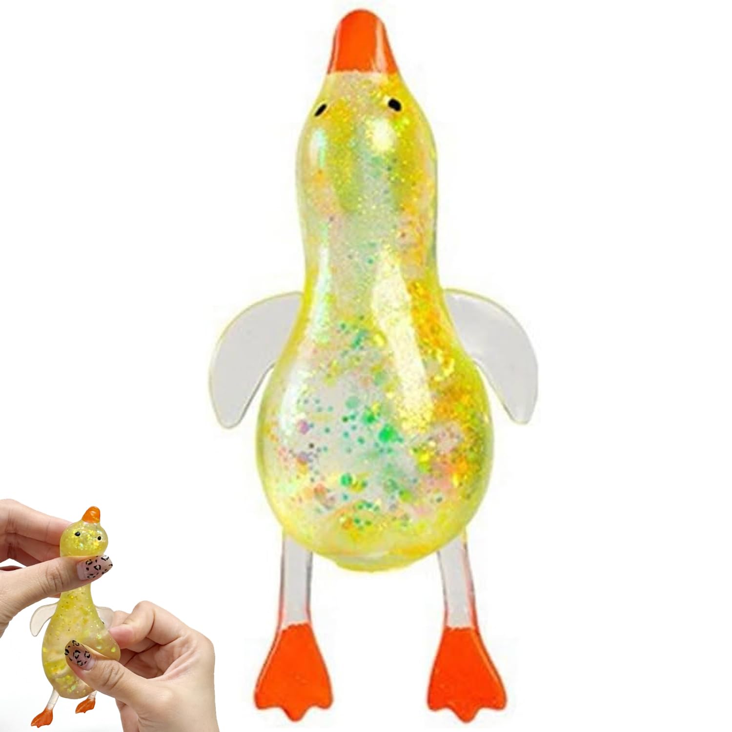 Squishy,Squeeze Stress Cute Fish Toy,Funny Cute Squishy Blobofish Toy,Sparkle Stress & Anxieties Relief,Portable Relaxation Tool For Kids And Adults, Birthday, Christmas, Office photo 4