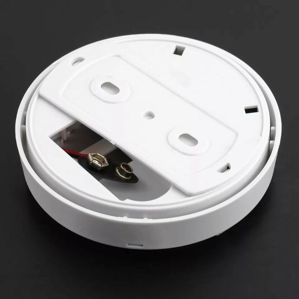 Household Smoke Alarm Smoke Detector Fire Alarm Detector With 9V Battery Photoelectric Sensor Alert Warning photo 3
