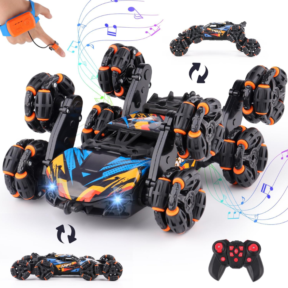 Cool 8 Wheels Hand Controlled Rc Stunt Car Toys, Gesture Sensing Remote Control Cars photo 1