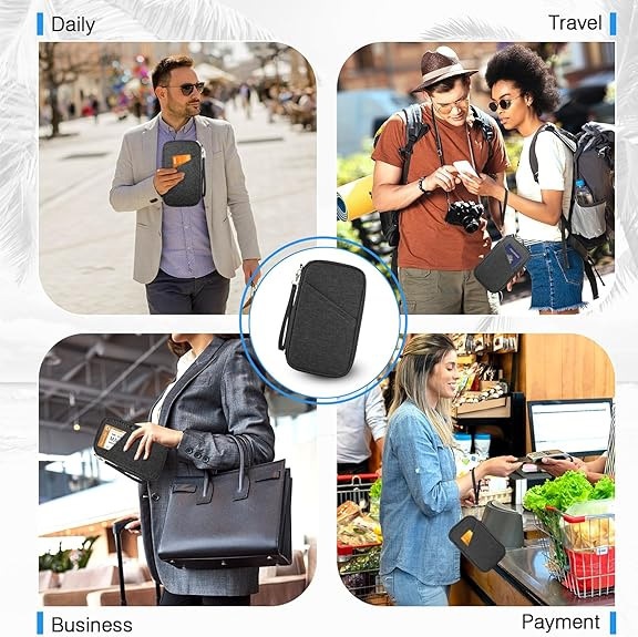 Passport Holder With Multiple Card Slots, Waterproof Travel With Multiple Card Slots, Passport And Document Package photo 4