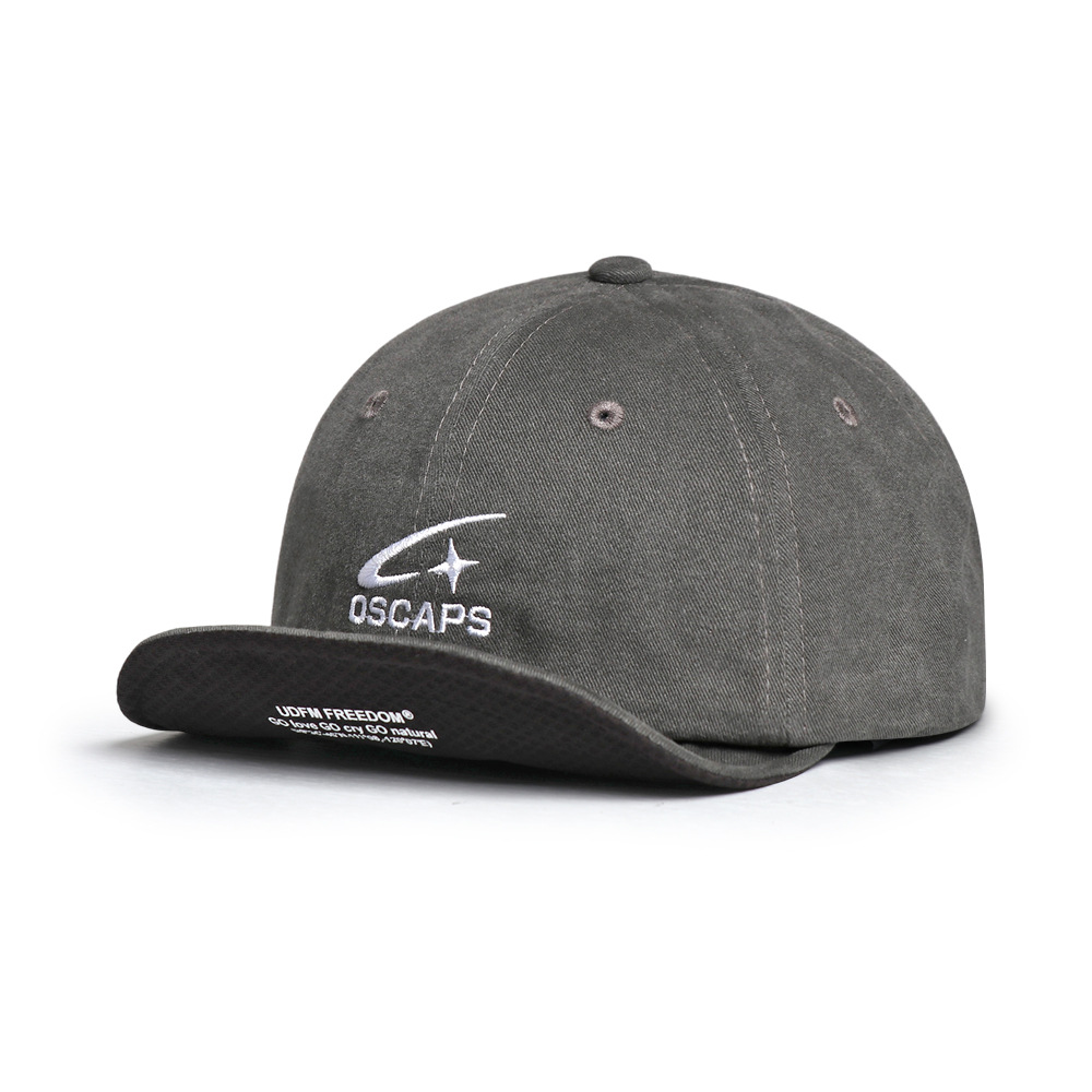 Japanese-style Soft-brimmed Color-matched Letter Baseball Cap With A Soft Top, Casual Fedora Hat, Retro Casual Cap With A Brim photo 5