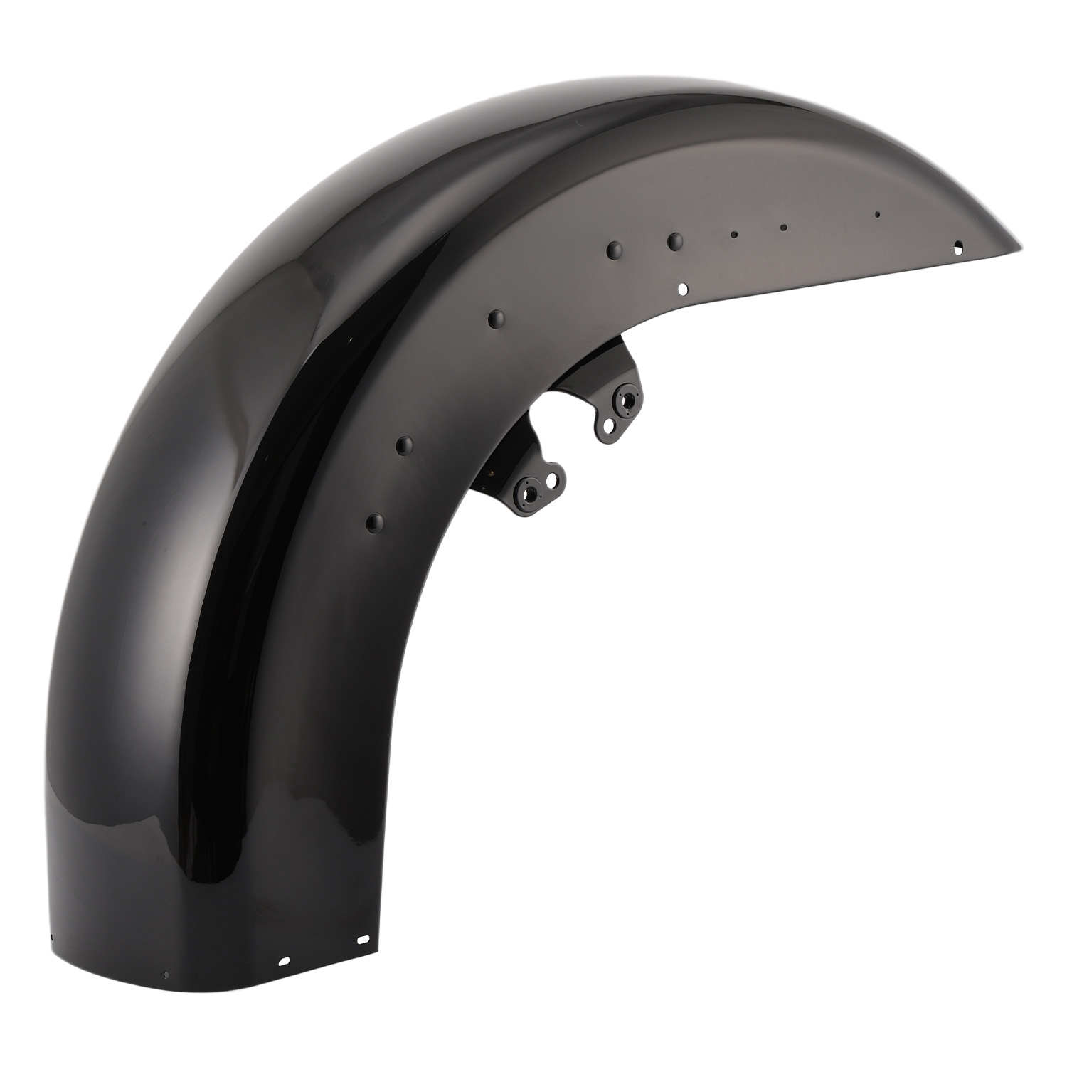 Vivid Black Front Fender Fit For Harley Touring From 2014 photo 1