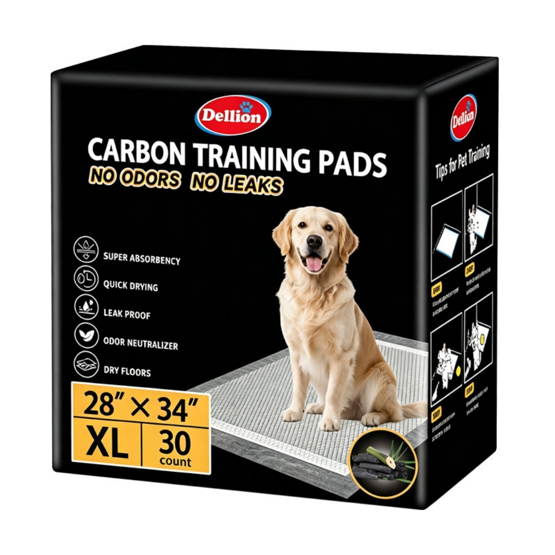 Thickened Bamboo Charcoal Odor-Absorbing Disposable Dog Training Pee Pads photo 5