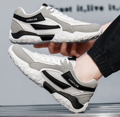 2026 New Summer Men's Shoes, Breathable Mesh Trendy Skate Shoes, Fashion Casual Comfortable Versatile Dad Sneakers photo 6
