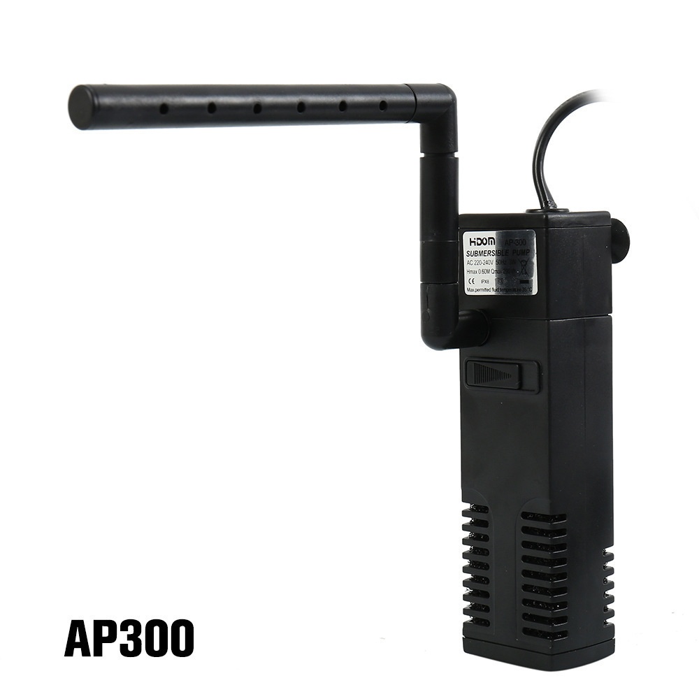 Xiten Aquarium Filter Submersible Built-In Filter Fish Tank Waterfall Rain Filter Pump Small 3W Plastic photo 1