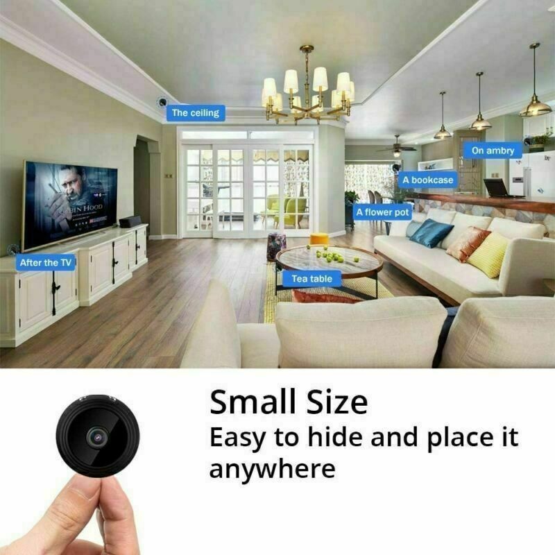 Mini Hidden Spy Camera Wireless Wifi IP Home Security 1080P HD DVR Night Vision photo 3