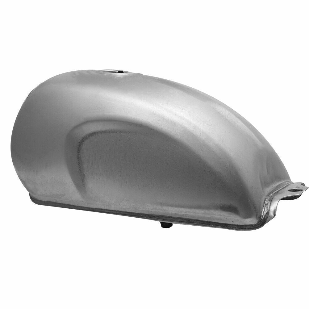 Universal Silver Cafe Racer Fuel Gas Tank 9L 2.4 Gallons Modified Fuel Tank photo 8