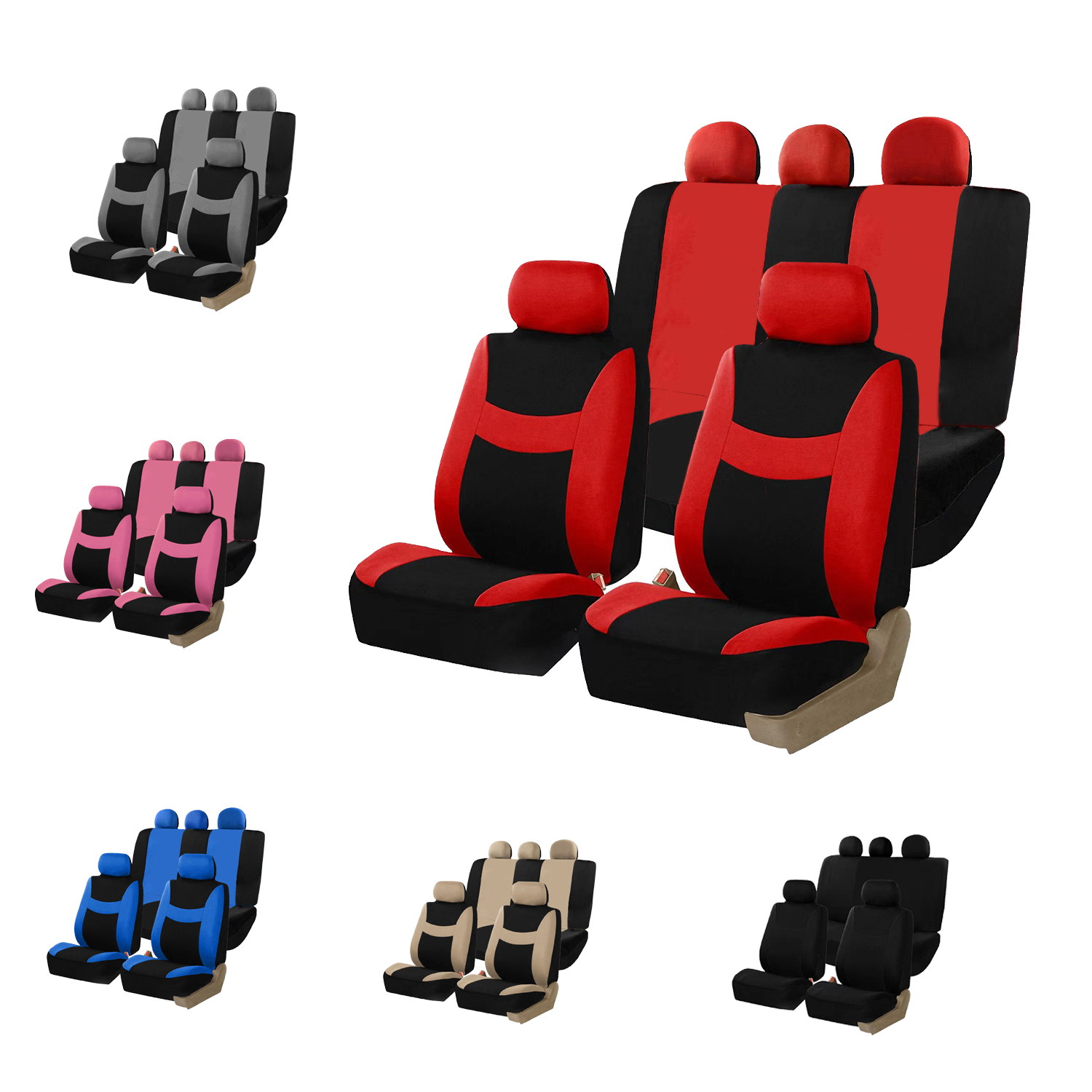 5-Seat Car Seat Cover, Classic And Timeless Design, Thin 2mm Thickness, Suitable For All Seasons photo 1