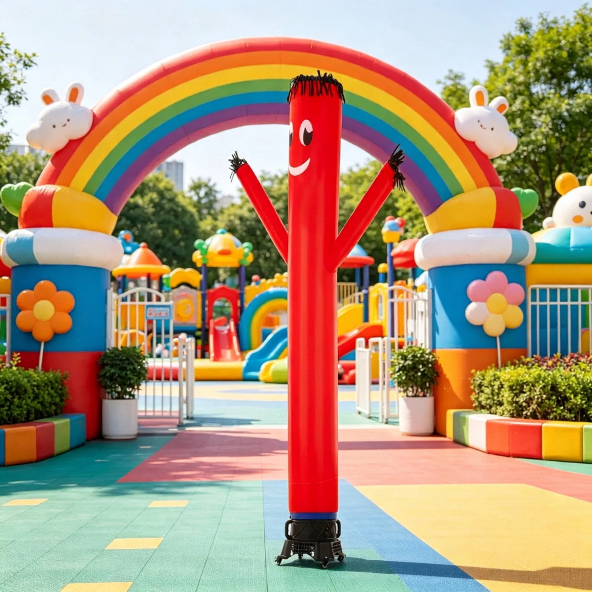 20 ft Inflatable Tube Man Set with 1 HP Blower, Wacky Waving Air Dancer for Outdoor Advertising & Store photo 1