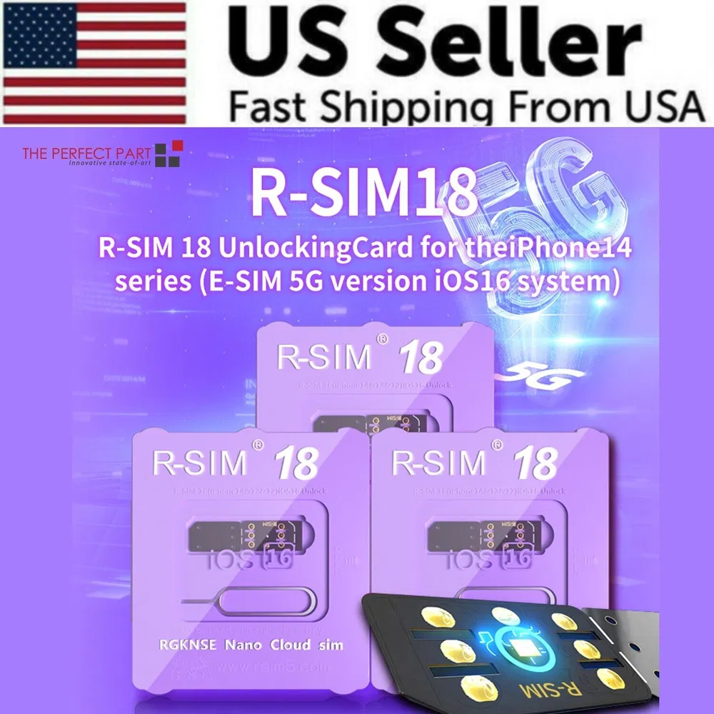 R-SIM18 RSIM 18 Nano Unlock Card For iPhone 14 Plus 13 12 11 Pro Max X XR iOS 16 photo 2