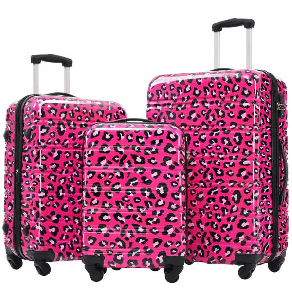 Hardshell Luggage Sets 3 pcs Spinner Suitcase with TSA Lock Lightweight-20"+24"+28" Luggages photo 1