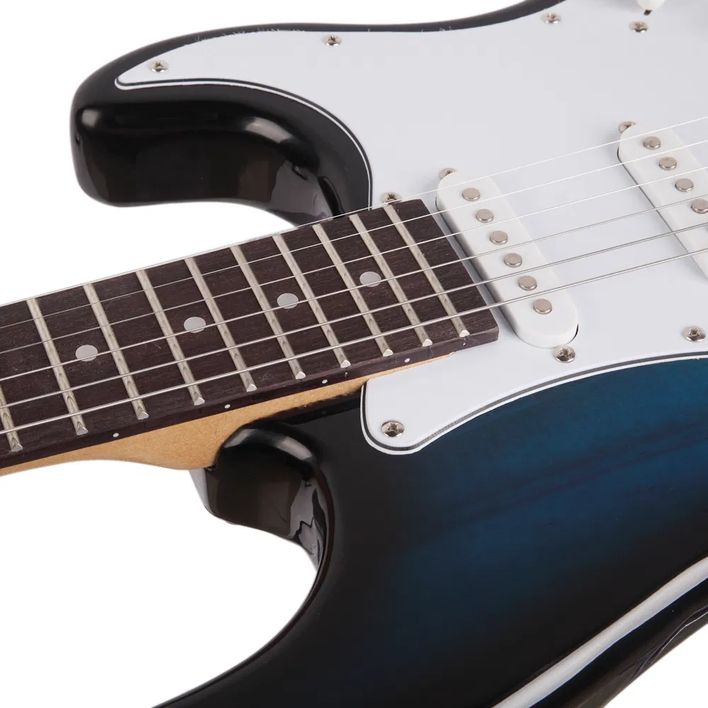 Rosewood Fingerboard Electric Guitar Blue photo 4