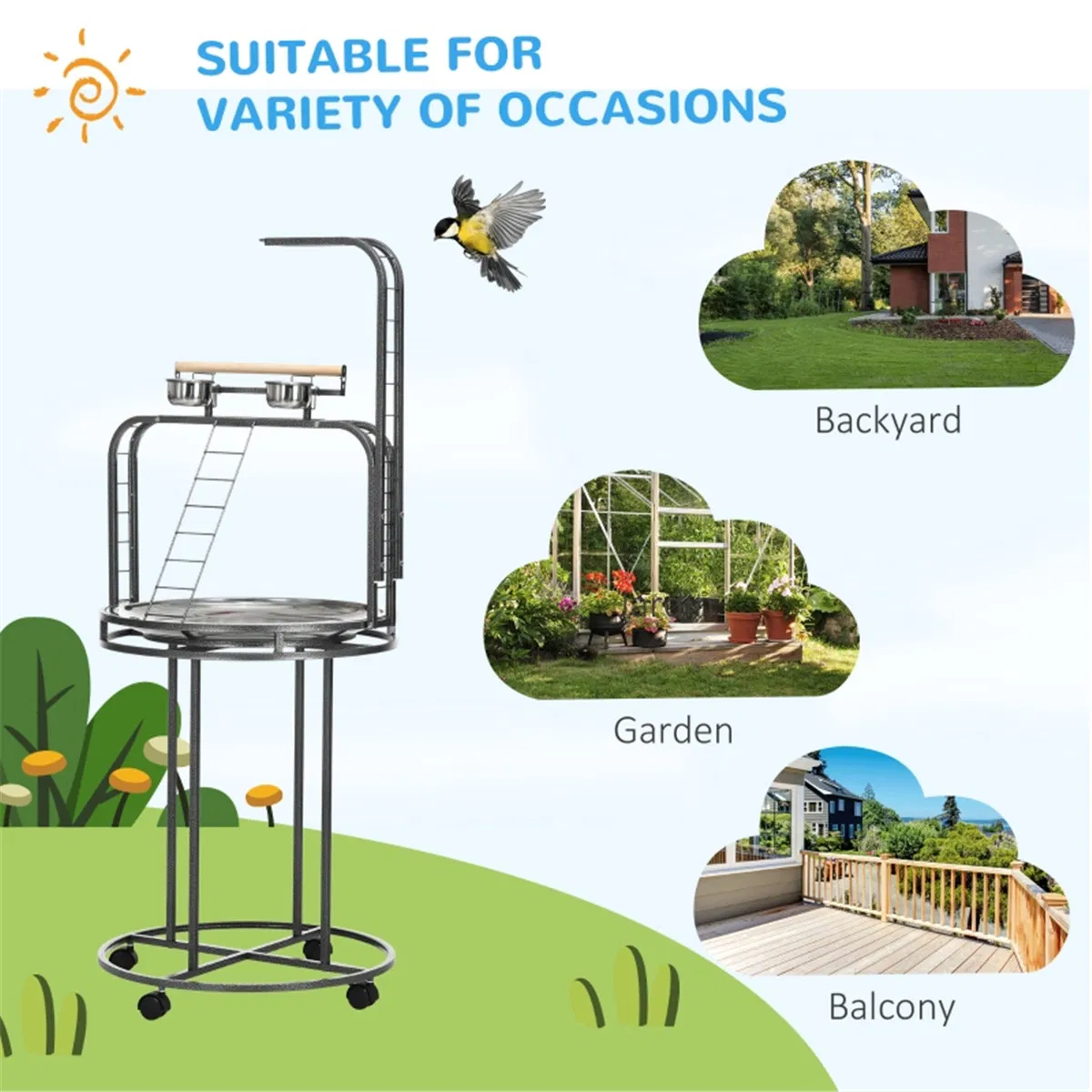 Parrot Stand /Parrot Perch ( Amazon Shipping)(Prohibited by WalMart) photo 2