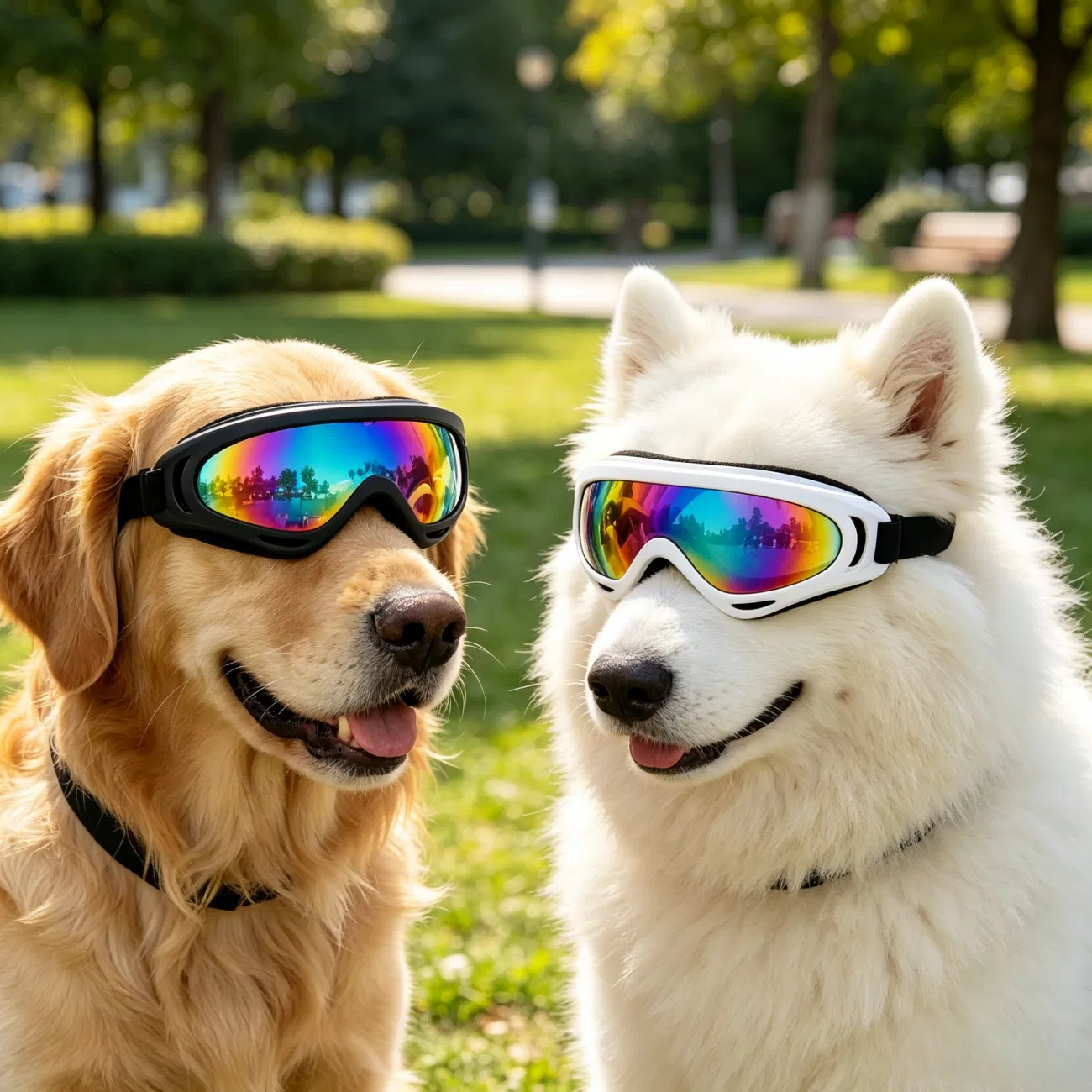 2 Pack Pet Protection Dog Sunglasses Pet Goggles Windproof Eye Wear Adjustable Dog Goggles (US Logistics only For USPS.TK/TMEU only For self-pickup) photo 7
