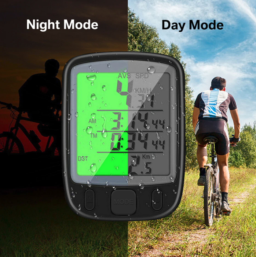Bike Bicycle Speedometer Cycle Digital Odometer Computer Waterproof LCD Wireless photo 7