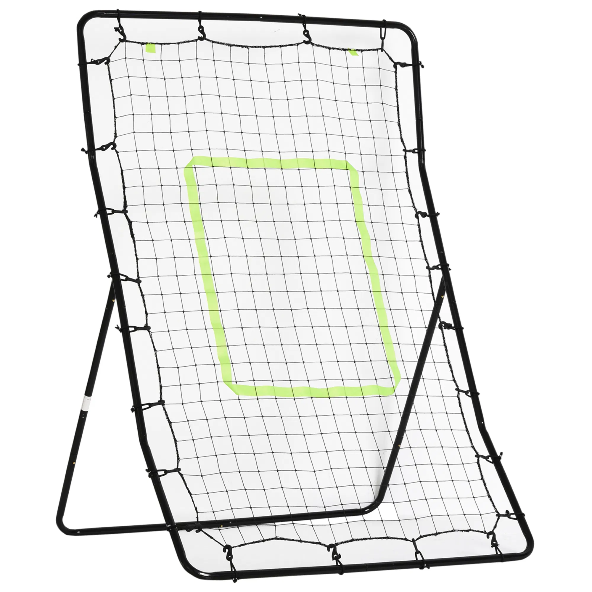 4 x 5.7ft Volleyball Rebounder Net with Strike Zone, Baseball Lacrosse Training Net for Pitching and Fielding photo 1