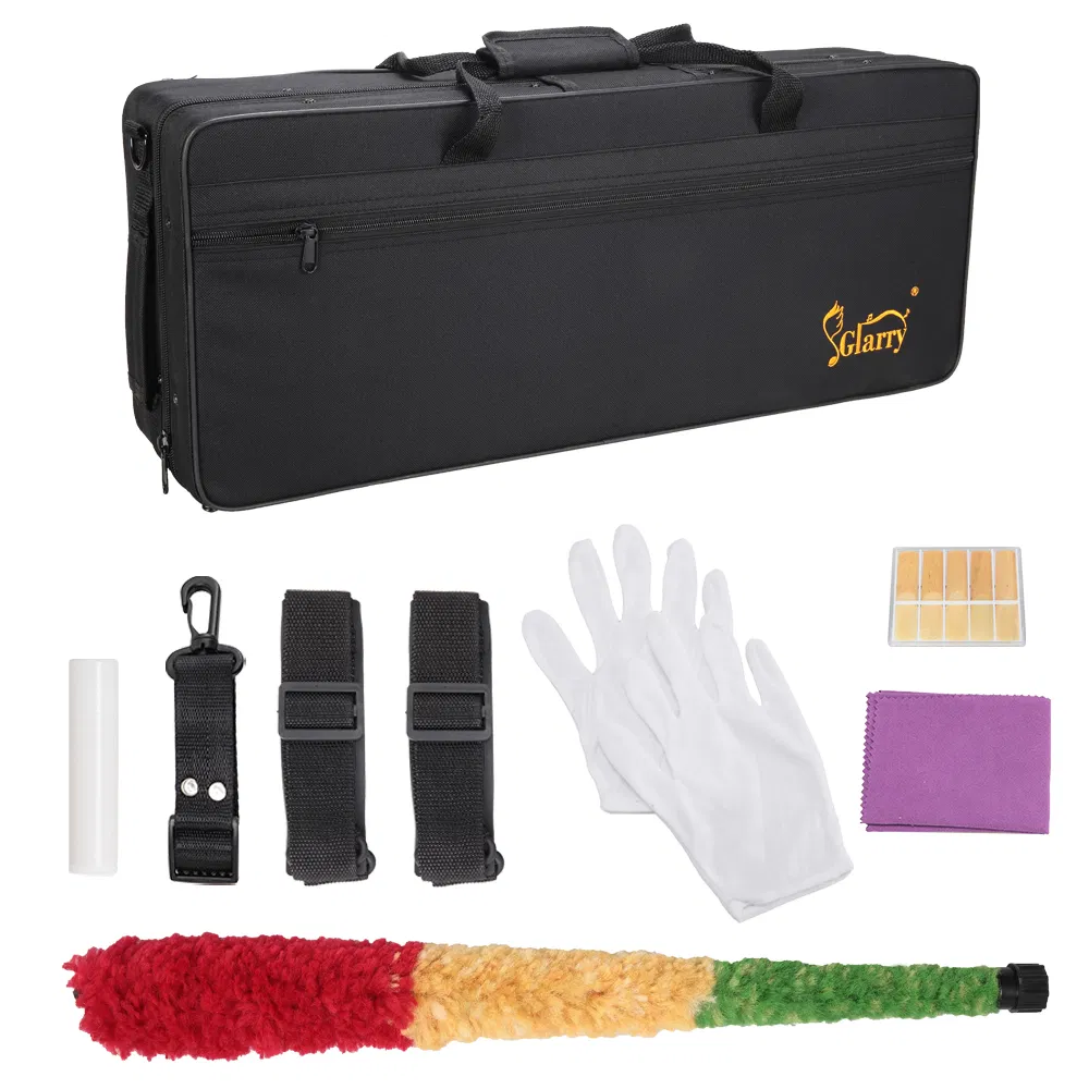 [Do Not Sell on Amazon] Alto Saxophone E-Flat Alto SAX Eb with 11reeds, case,carekit, Black Color for Students and Beginners photo 3