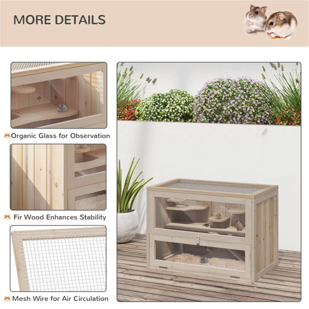 Wooden Hamster Cage ( Amazon Shipping)(Prohibited by WalMart) photo 1