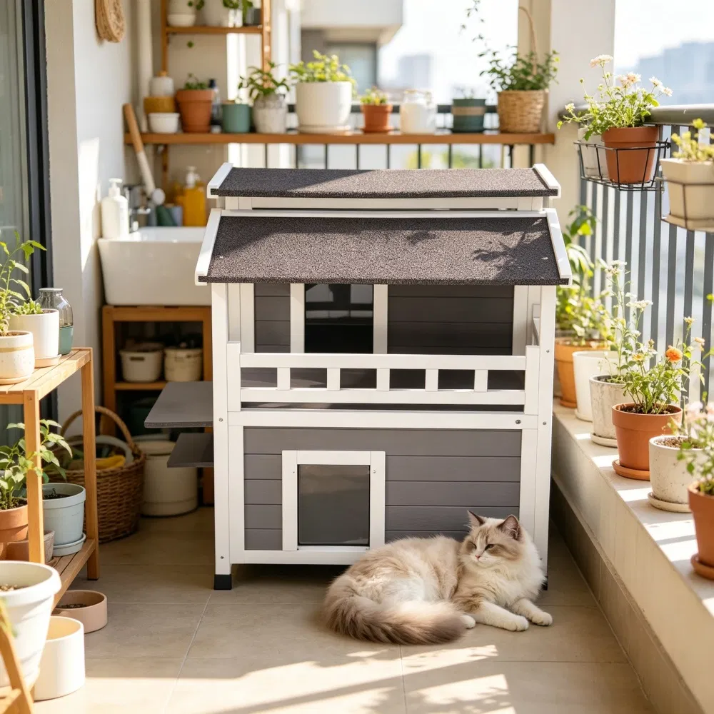 Heated Cat House for Outdoor photo 1