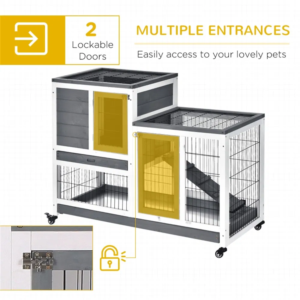 Wooden Rabbit Cage ( Amazon Shipping)(Prohibited by WalMart) photo 4