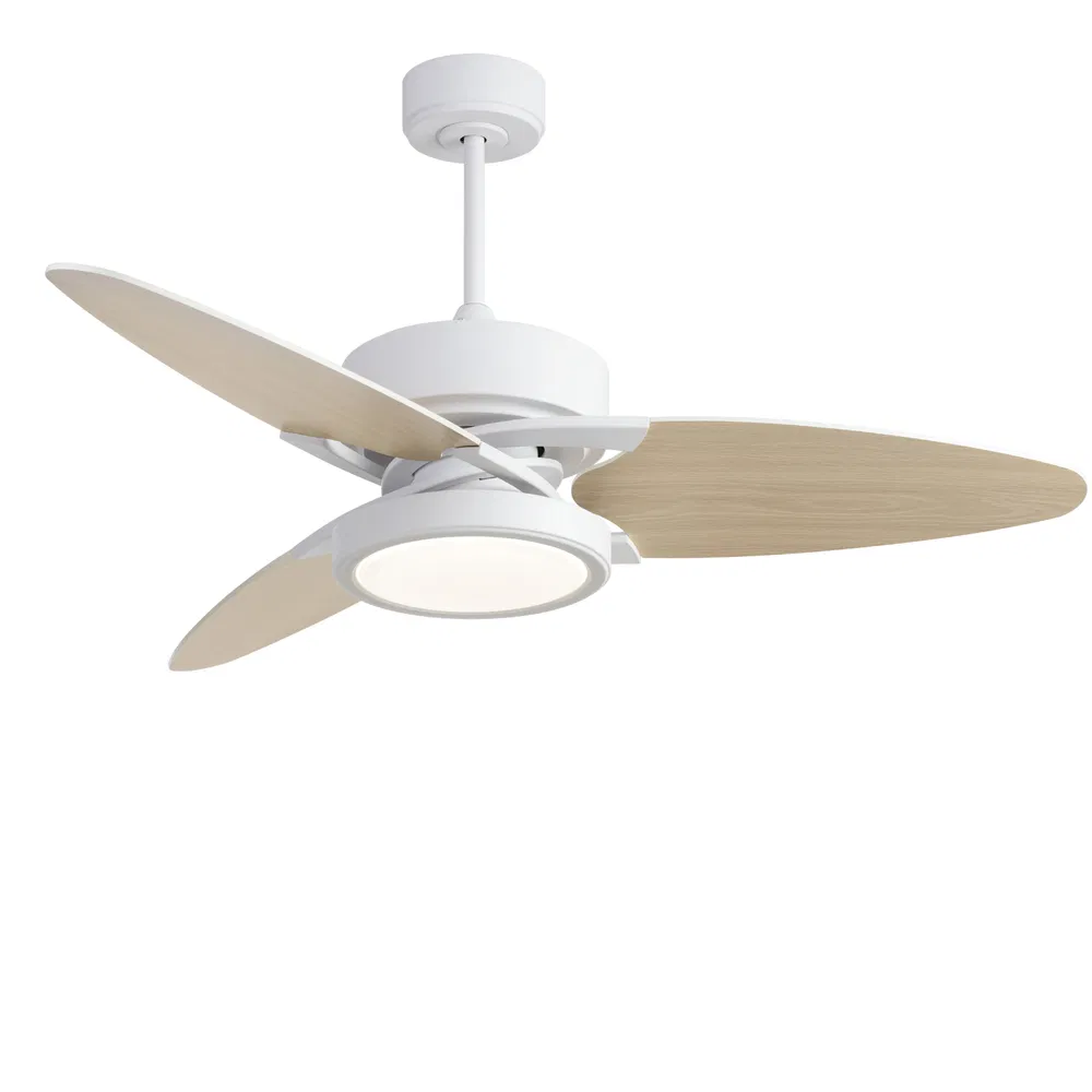 Light Pro 52 in. LED Indoor White Smart Ceiling Fan with Remote Control [Unable to ship on weekends, please note that] photo 8