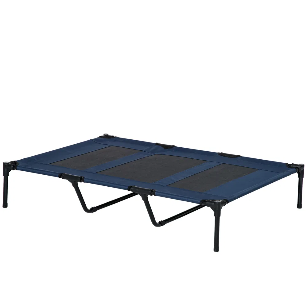 48" X 36" X 9" Elevated Pet Bed with Carrying Bag, Dark Blue photo 2