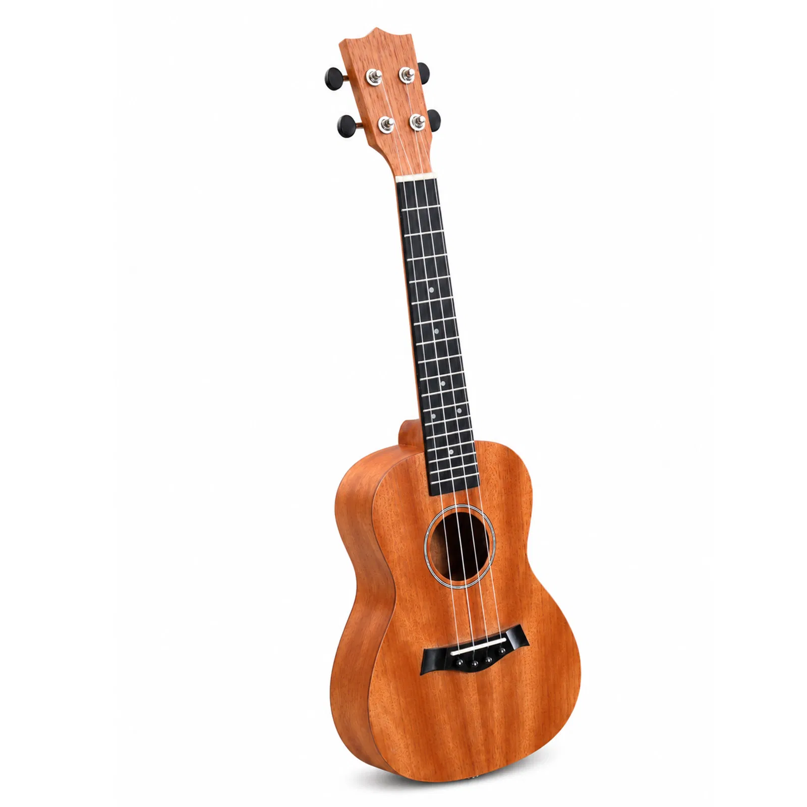 26in mahogany body rosewood fingerboard ukulele, cotton bag, capo, strap, picks*2, tunerStringsDust cloth photo 4