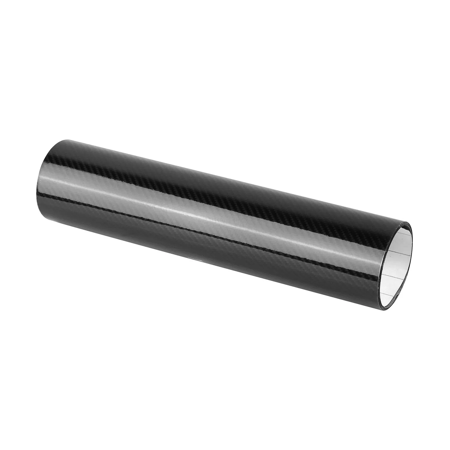 Black 7D Carbon Fiber Car Wrap High Gloss Vinyl Wrap Film Roll Bubble Free Air Release for Cars Laptops Phones photo 1