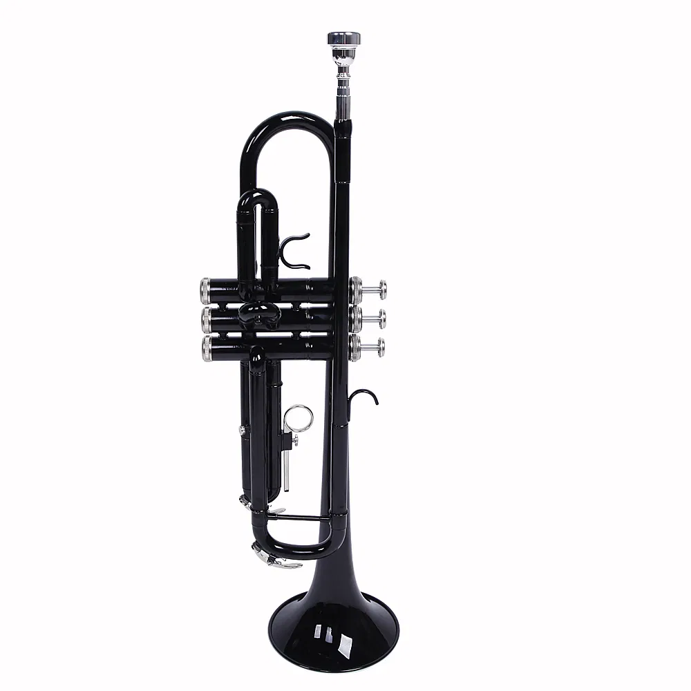 Nickel Plating Trumpet Gloves Set Black photo 1