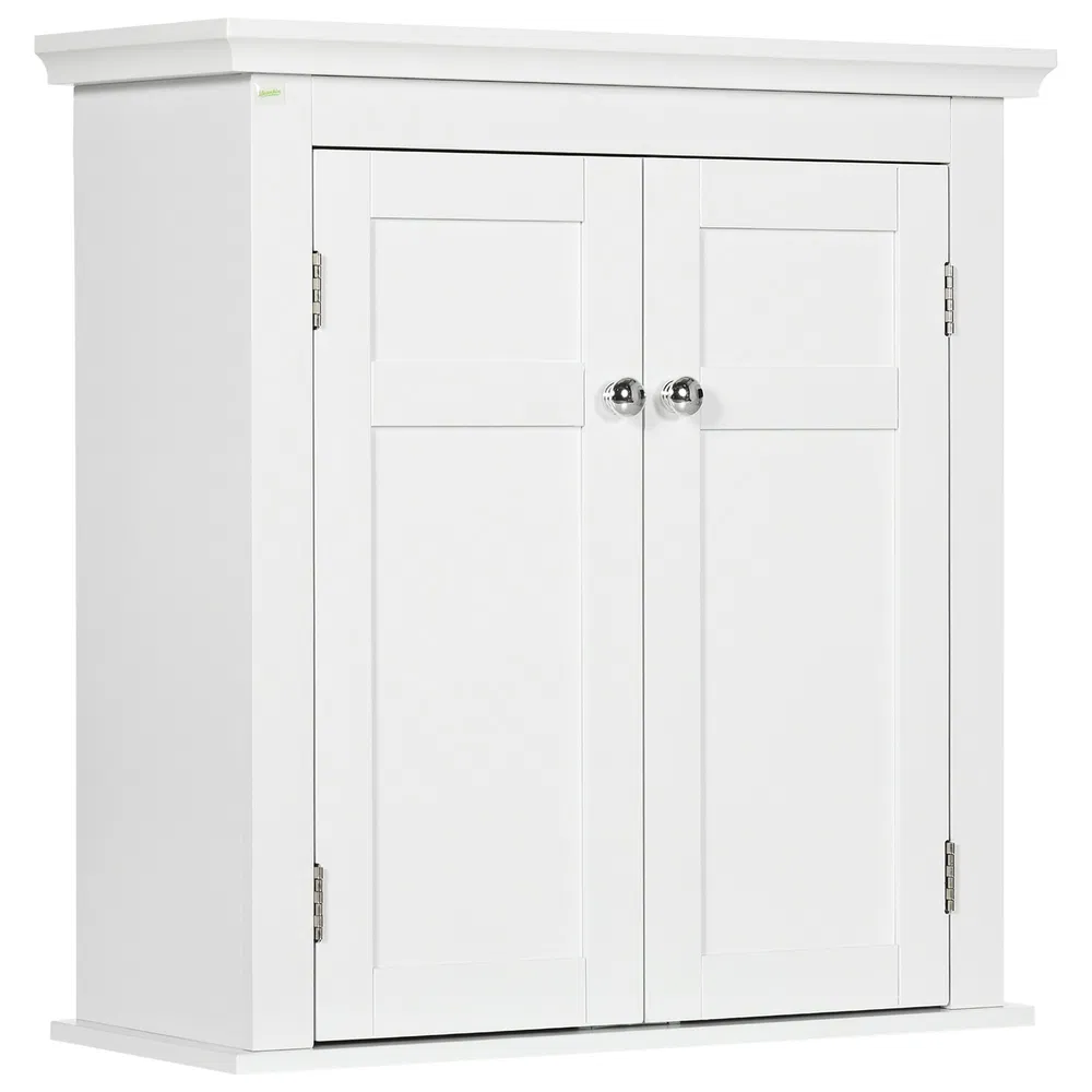 Bathroom Cabinet, Medicine Cabinet, Over Toilet Storage Cabinet with Adjustable Shelves for Entryway, Grey photo 2
