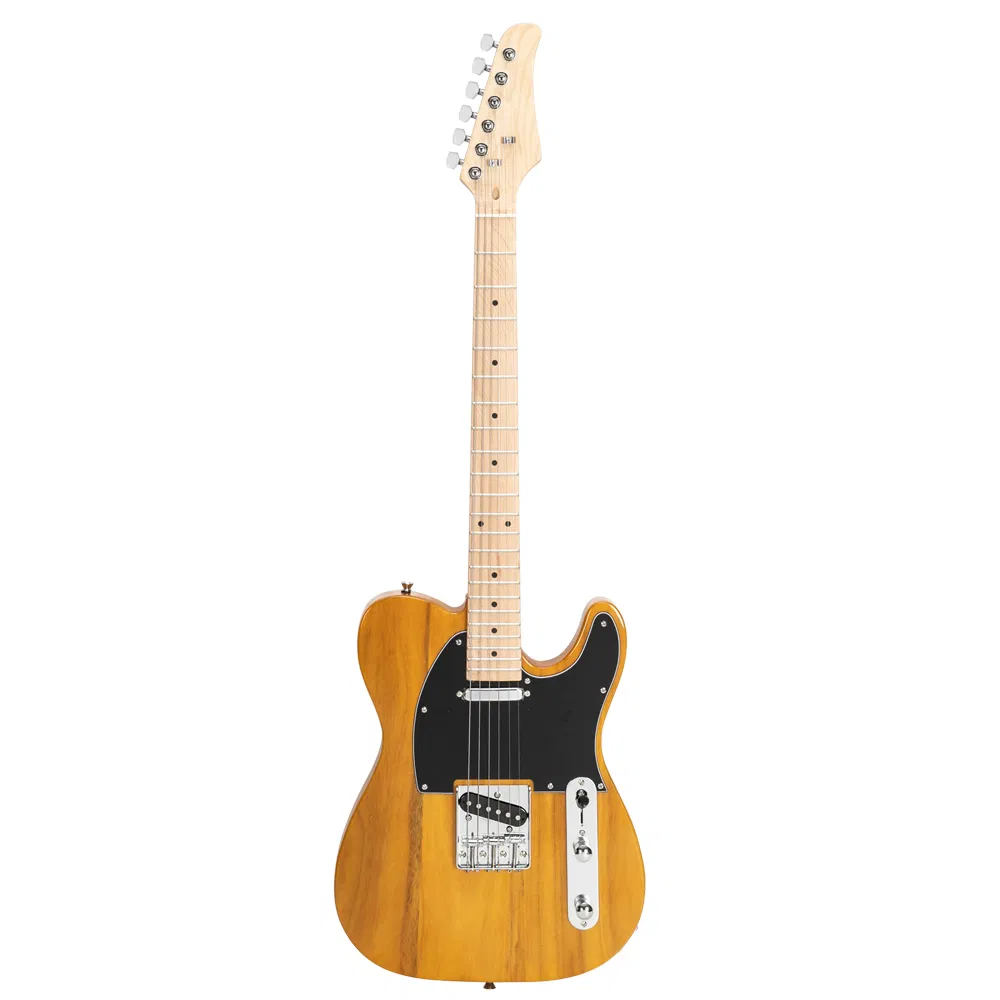 Maple Fingerboard GTL Electric Guitar SS Pickup Transparent Yellow photo 7