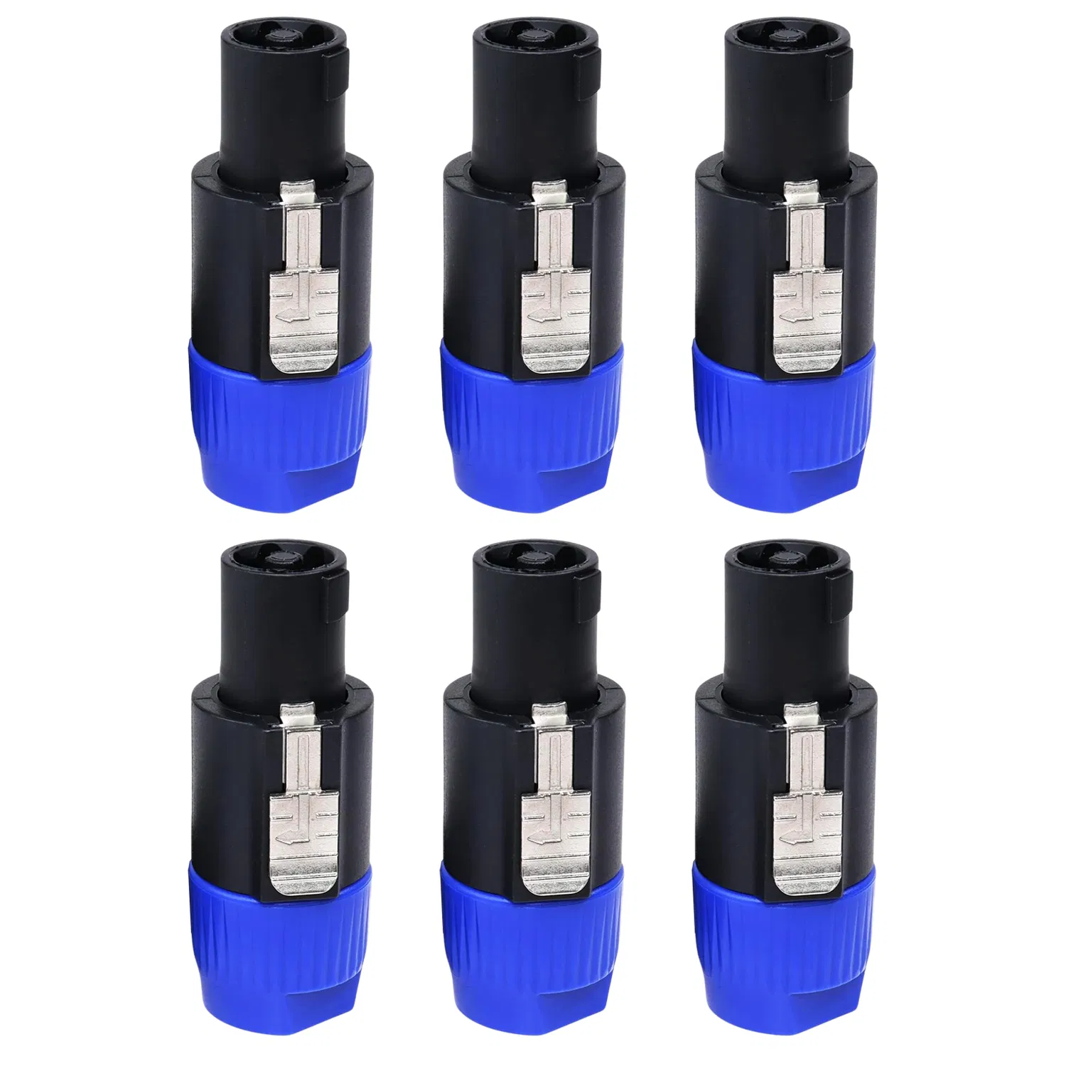 5 Core Speakon Adapter 6 Pack High Quality Audio Jack Male Audio Pin Speaker Adapter Connector photo 1