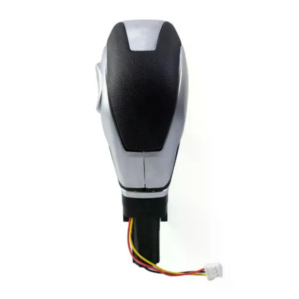 Automatic Gear Shift Knob Shifter Lever with Wire Harness Plug and Play Replacement ABS Soft Rubber Chrome Trim Comfort Grip Wear Resistant Auto Transmission Shifter photo 6