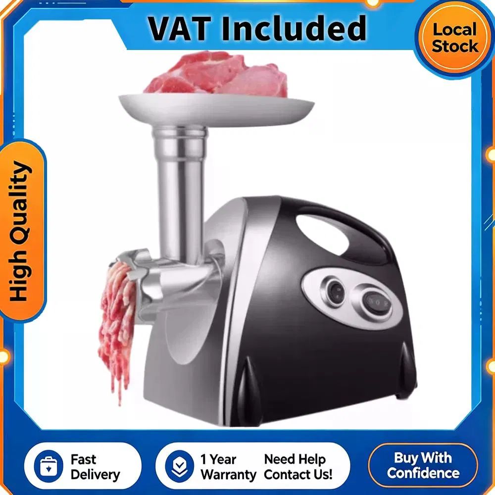 2800W Electric Meat Grinder Powerful Max Heavy Duty Meat Mincer Sausage Grinder Stainless Steel Food Processor Sausage Stuffer Home Use photo 1