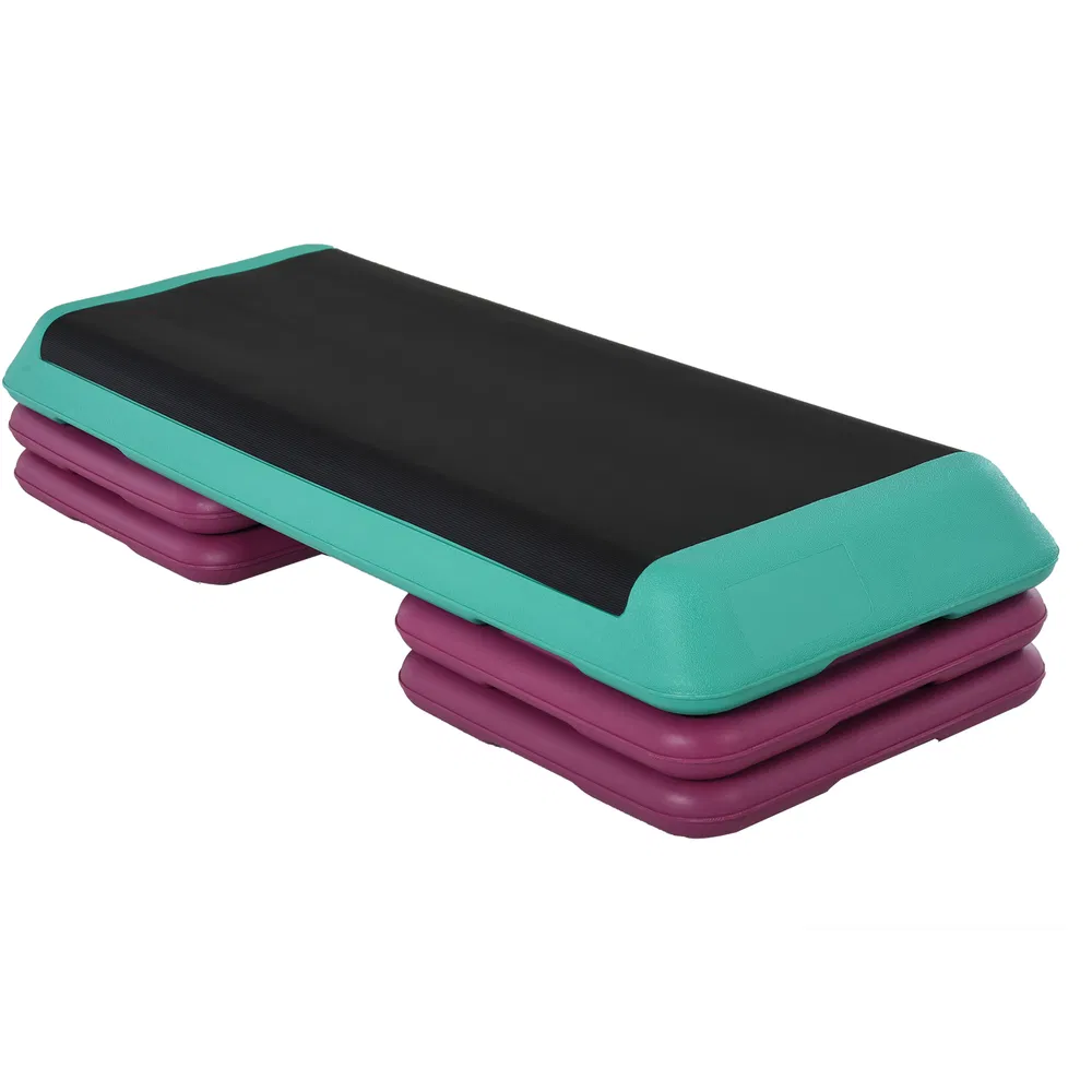 3.9"/5.9"/7.9" Aerobic Stepper Exercise with Non-Slip Top for Home, Office, Indoor, Outdoor, Multicolour photo 7