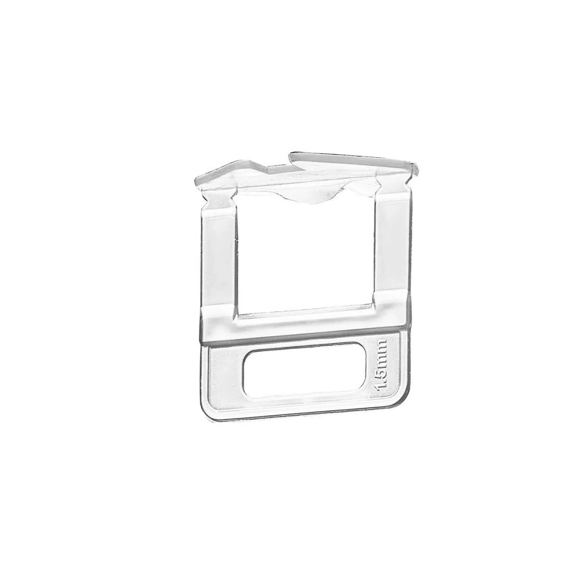 2200-Piece Tile Leveling System Clips (1/16" / 1.5 mm), DIY Tile Leveler Spacers for Ceramic & Stone InstallationWedges Not Included photo 2