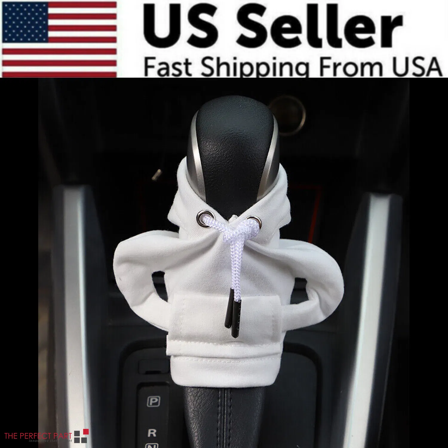 Car Gear Shift Cover Mini Hoodie Gear Shift Cover for Car Shifter Interior Trim photo 1