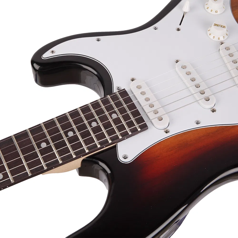Rosewood Fingerboard Electric Guitar Sunset Color photo 2