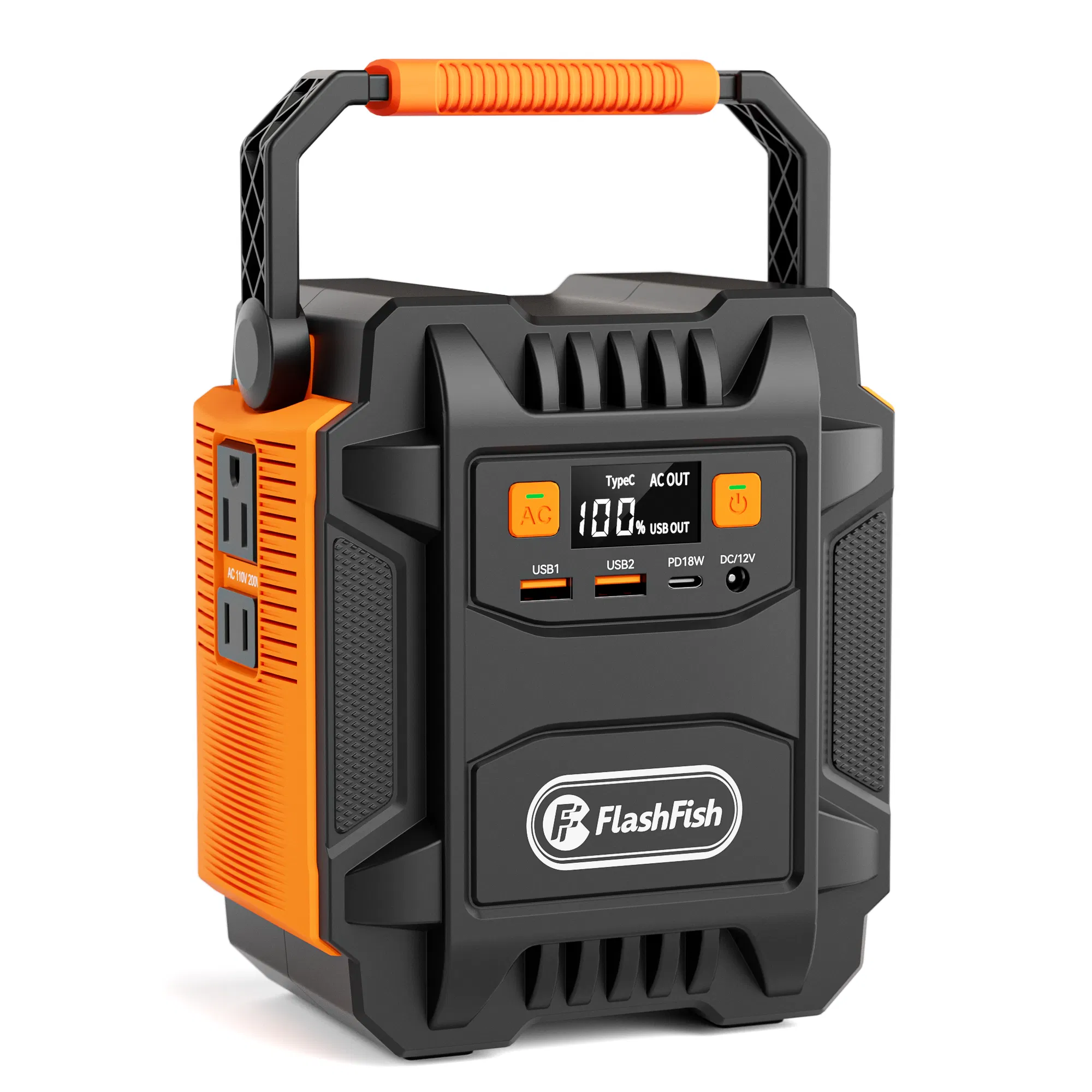 200W (Peak 400W) Portable Power Station,Power Backup Lithium Battery 172.8Wh Power Supply withAC Outlet DC Port USB QC3.0 Solar Portable Generator for Gift Home Outdoor Camping | Emergency photo 1