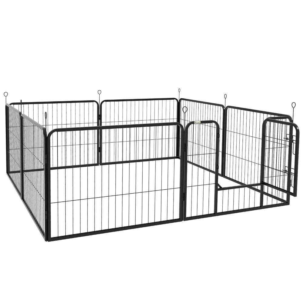 8 Panel Heavy Duty Dog Playpen 23.5" Height for Small Medium Dogs photo 2
