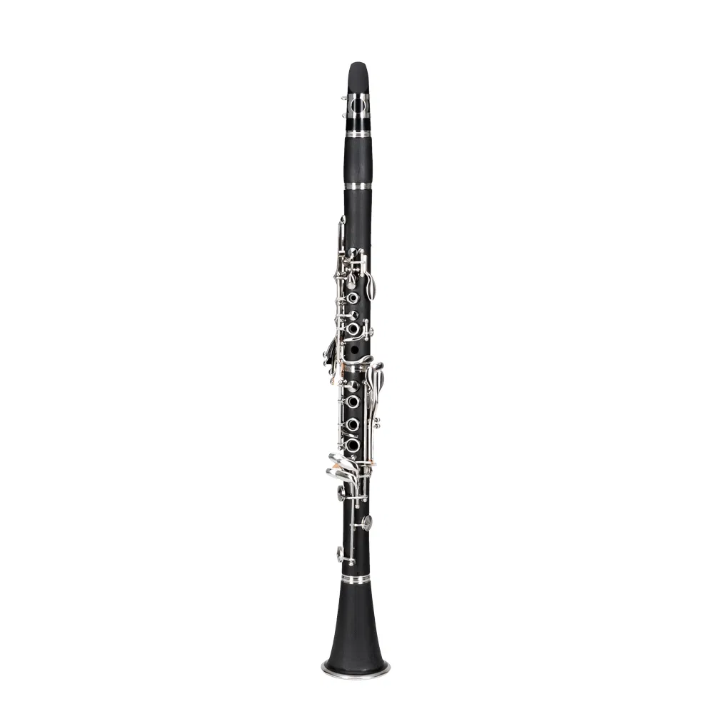 [Do Not Sell on Amazon] 17 Keys Flat B Black Clarinet with Two Mouthpieces Connector for Beginner Student photo 1