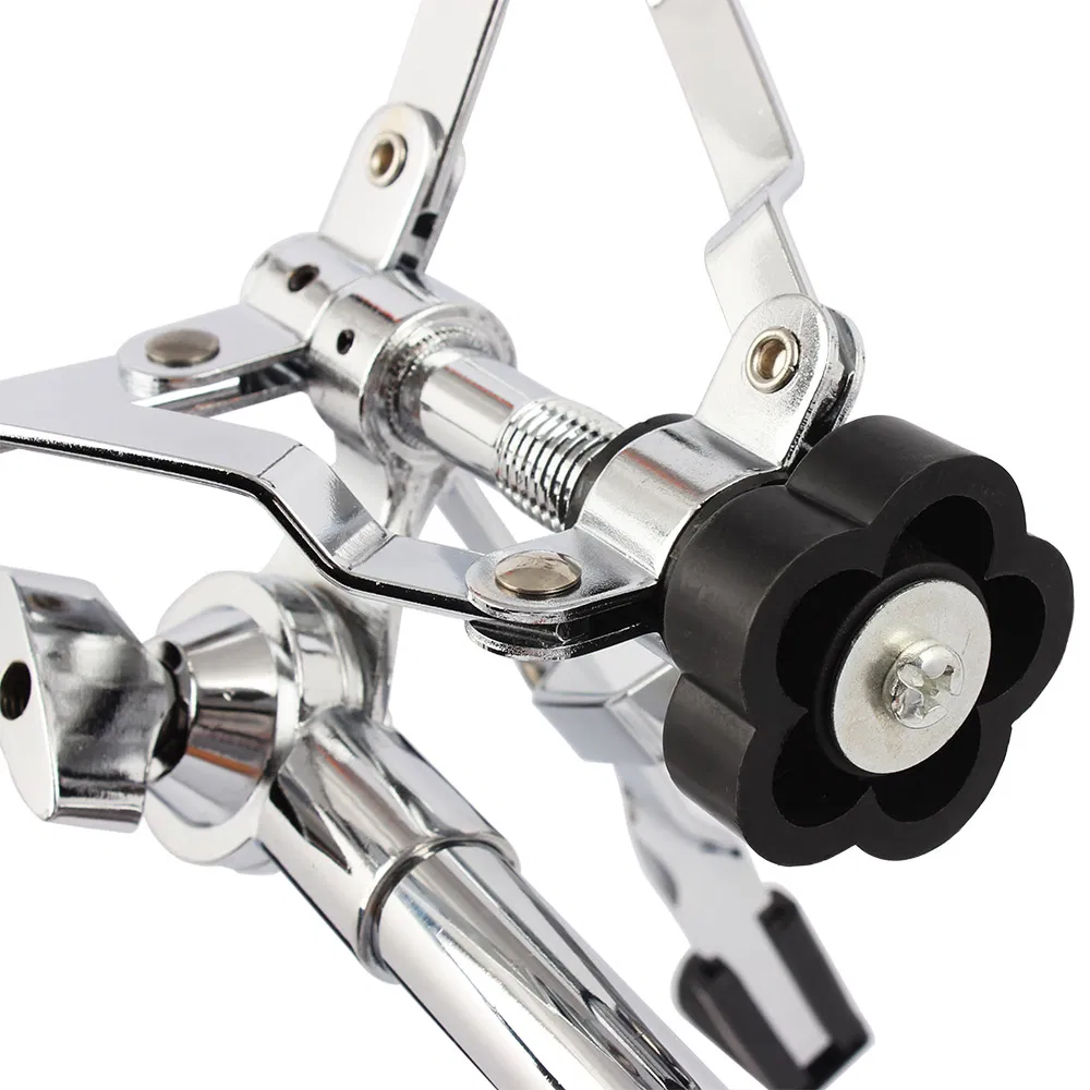 Chrome Plated Dumb Snare Drum Stand Tripod Silver photo 6