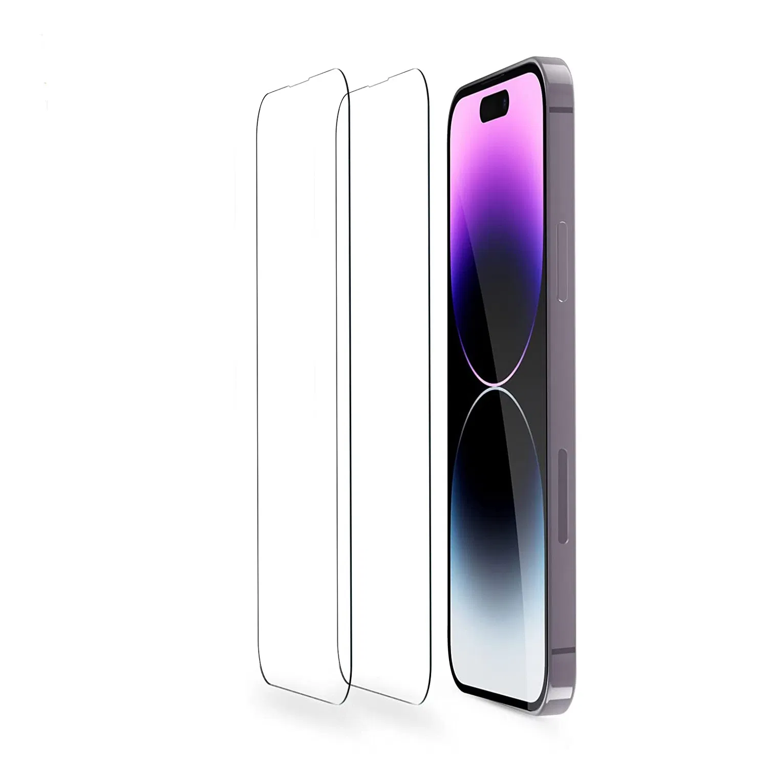 2Pcs HD Clear Screen Protectors Tempered Glass Film Full Coverage Screen Protector photo 7
