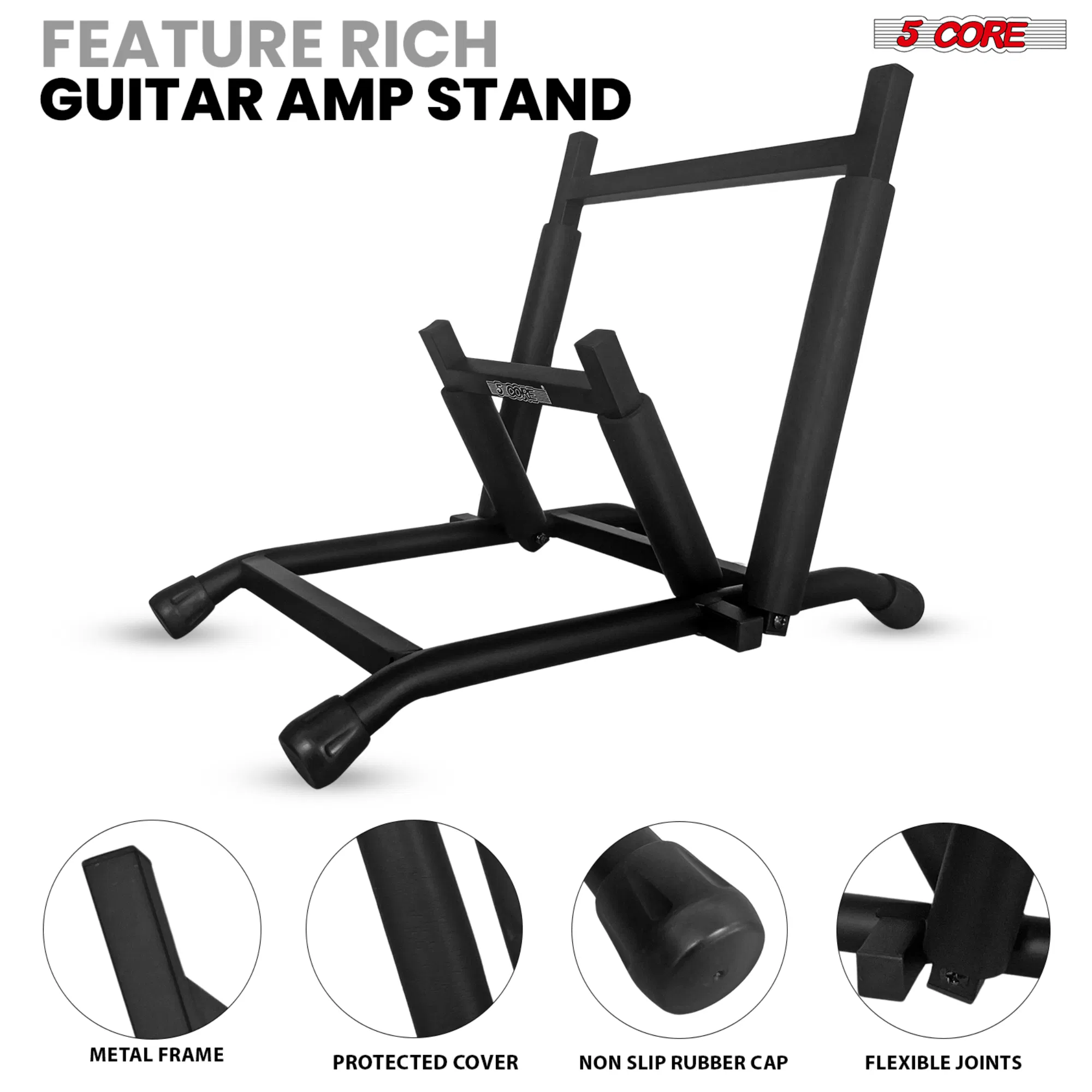 5Core Guitar Amp Stand Heavy Duty Foam Cover Arm/Standard Adjustable Low Profile photo 4