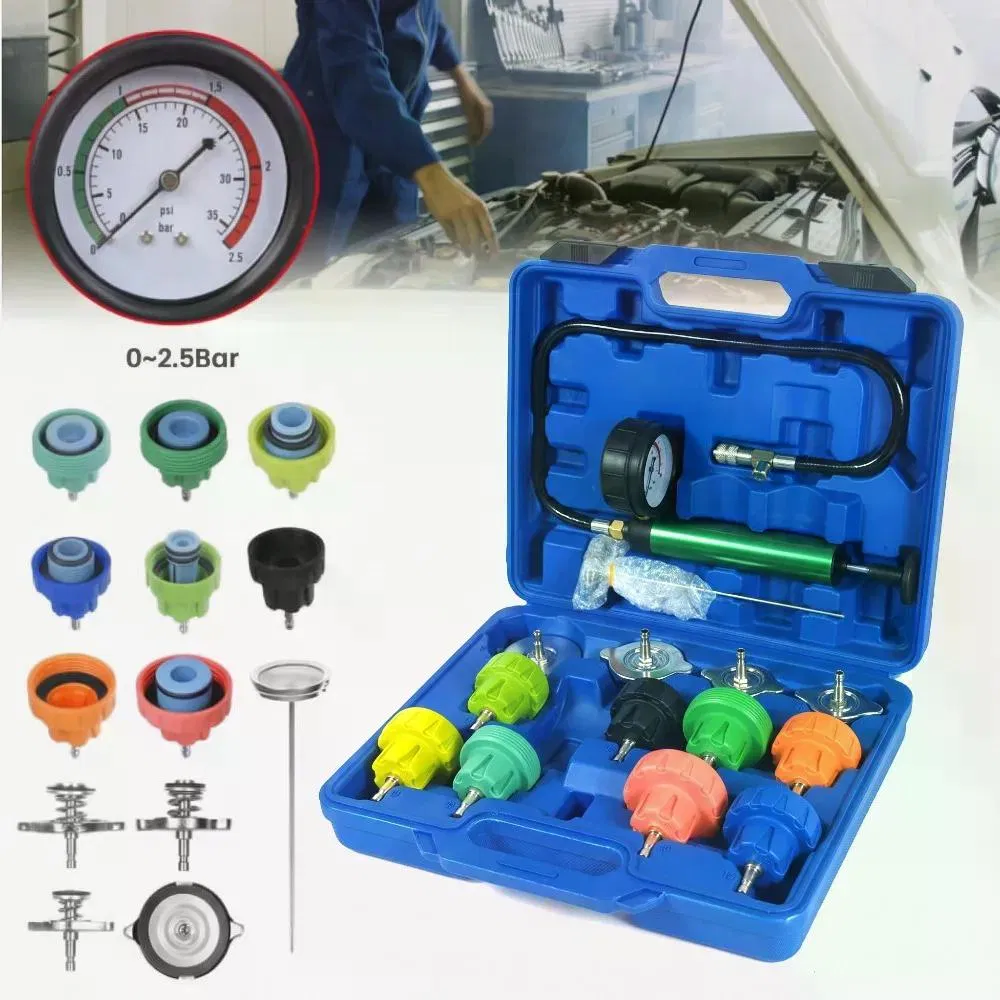 14Pcs Radiator Pressure Leak Detector, Automotive Cooling System Tester photo 3